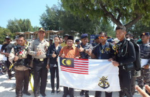 Kerangka Kapal ditenggelamkan di Gili Trawangan