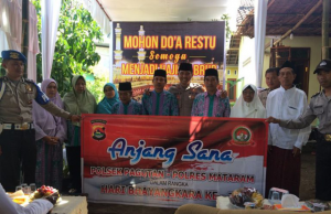 Jelang Pemberangkatan Haji, Polsek Pagutan Rajin Kunjungi CJH