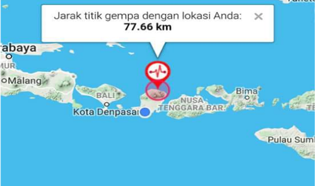 Gempa 7.0 SR, BMKG Mataram Keluarkan Warning Bahaya Tsunami