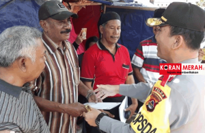 Haru, Kapolda NTB Sapa Purnawirawan Korban Gempa. Ini Yang Dilakukannya
