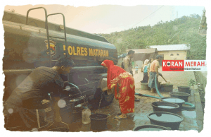 Gawat, Krisis Air Mulai Melanda NTB. Polisi Turun Tangan