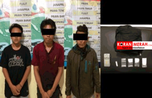 Polisi Tangkap Pengedar Narkoba di Kopang. Satunya Di Bawah Umur
