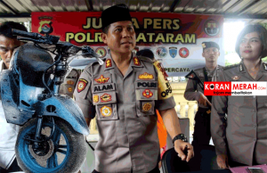 Pencuri Motor Walikota Mataram Akhirnya Tertangkap