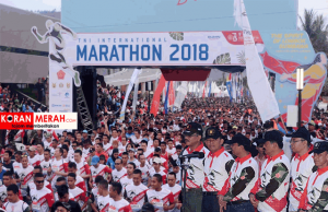 Kemeriahan TNI Internasional Marathon di Mandalika Kuta Lombok. Bakal Jadi Ajang Tahunan