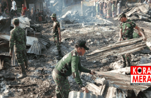 Puluhan Rumah Panggung Hangus Terbakar di Bima. Begini Kronologinya