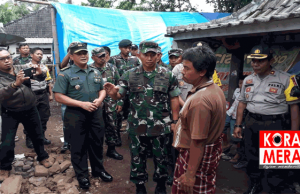 Gempa Lagi, Pangdam Udayana Langsung Kunjungi Lombok