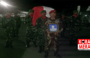 Tiba di Bandara, Jenazah Kopassus Asal Bima Yang Meninggal Baku Tembak di Papua