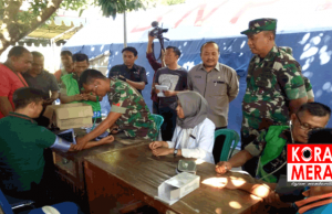 Danrem Dan KPU NTB Tinjau Rekapitulasi Suara di Kecamatan. Bawa Tim Medis