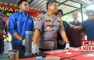 Polisi Tembak Pengedar Ekstasi Dan Sabu di Gunung Sari. Daftar Barang Buktinya