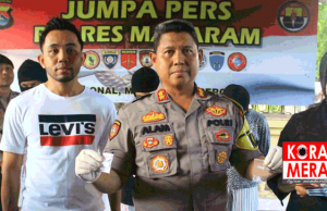 Resahkan Masyarakat, Polisi Tangkap Pengedar Narkoba di Dasan Agung