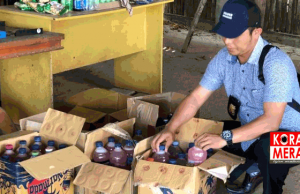 Polisi Sisir Minuman Keras di Wilayah Kuta. Ratusan Liter Disita