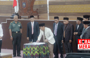 Dewan Dan Pemda Loteng Teken KUPA PPAS APBDP 2019. Belanja Langsung Meningkat