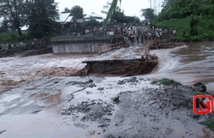Banjir Menerjang, Jembatan Penghubung Bayan-Kayangan Putus. Ini Jalur Alternative