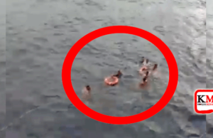 Berada Terlalu Pinggir, Seorang Penumpang Kapal Terjatuh Ke Laut