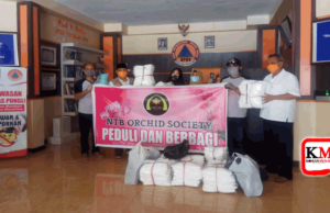 Komunitas Anggrek NTB Bantu APD Untuk Tenaga Medis
