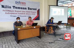 Survei Polram Tempatkan Paslon NADI Unggul dari JODA di Pilkada KLU