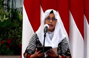 Bergaya Islami Saat Peluncuran Gerakan Nasional Wakaf, Sri Mulyani Sebut Sudah Rp328 Milliar