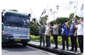 Gubernur NTB Lepas Keberangkatan Tim Bantuan Kemanusian Terdampak Gempa Sulawesi Barat