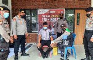 Gerai Vaksinasi di UMKM Mandalika