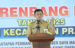 Buka Musrenbang, Bupati Lombok Tengah Paparkan Skala Capaian Pembangunan