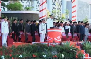 Upacara HUT ke-79 RI di Lombok Tengah Berlangsung Khidmat
