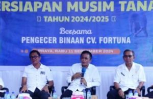 Hadiri Sosialisasi, Bupati Lombok Tengah Himbau Ikuti Pola Tanam